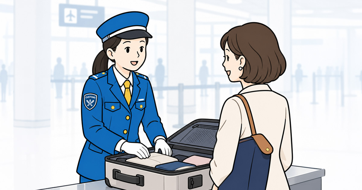 日本入国時・通関の注意点