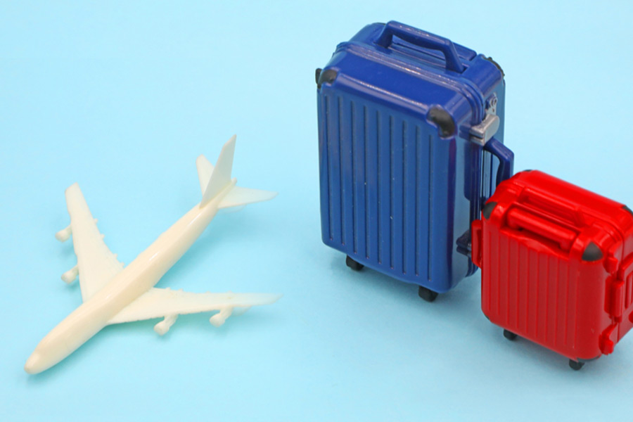 飛行機で帰るなら、手荷物の重量制限に注意！